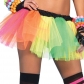 Hot explosion models multicolor multicolored skirt tutu skirt game corset dress with petticoat