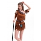 Halloween Costume Cleopatra primitive Indian tribes indigenous dress tassel princess dress