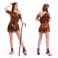 Halloween Costume Cleopatra primitive Indian tribes indigenous dress tassel princess dress