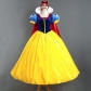 Adult Halloween Snow White dress stage performance cosplay costume cloak-containing feed panniers