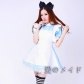 Alice in Wonderland Super Meng maid with blue maid service