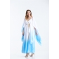 2016 New Halloween role-playing Greek goddess water blue fairy dress