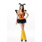 2016 Halloween new yellow butterfly clothing animal spirit installed
