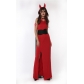 2016 New Red Devil Vampire Costume Halloween