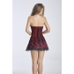 Fashion Steampunk Corset 2016 lace  mini dress new arrival plus size dress