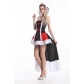 Hot long dress queen of heart costume