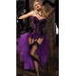 New sexy long burlesque skirt corset costume