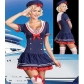 Hot pin-up black sailor costume for lady