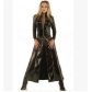 Sexy leather lingeries jumpsuits ladies pvc leather suits