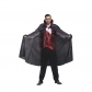 Masquerade red vest vampire costume cloak halloween adult costume black cloak male