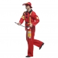 Halloween Adult Costume Maternity Ball Party Male Male Red Fireman Dress Up Performance Costume