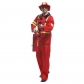 Halloween Adult Costume Maternity Ball Party Male Male Red Fireman Dress Up Performance Costume