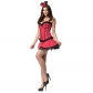 2017 new body sculpting clothing red wave point Mickey clothing Halloween party party role play Mickey