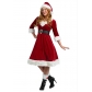 2017 new in the sleeves dress Christmas costume role play Christmas girl Christmas dress