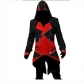 Assassin's Creed 3 Connor Jacket Red Black Cosplay Game