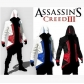 Assassin's Creed 3 Connor Jacket Red Black Cosplay Game