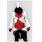 Assassin's Creed 3 Connor Jacket Red Black Cosplay Game