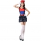 New flash piece adult female models Mary exports Halloween Mario clothing