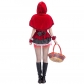 2017 Christmas Little Red Riding Hood Dress Up Halloween Drama Stage Performance Dress