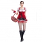 2017 Christmas Little Red Riding Hood Dress Up Halloween Drama Stage Performance Dress