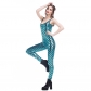 2017 Nightclubs Sexy Women Slim Fashion Vest Even Body Trousers Pattern Fish Scale Mermaid Performance Girl