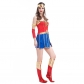 Superman Costume Halloween COS Apparel American Comics Superman Womens Heroic Costume