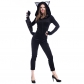 2017 new Halloween costume cosplay sexy black cat conjoined clothing panda animal play