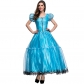 2017 Alice Fantasy Fairyland Princess Fairy Tale Princess Dresses Halloween Costume Dress