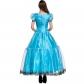 2017 Alice Fantasy Fairyland Princess Fairy Tale Princess Dresses Halloween Costume Dress