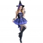 2017Halloween Halloween Purple Swallowtail Witch Witch Wearing Ghost Festival Party Uniform