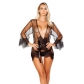 fun dressing gown transparent tulle pajamas suit sexy lingerie