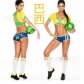 World Cup cheerleaders costume national team football baby clothing cheerleading service