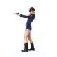 New Policewoman Police Costume Teacher Apparel Game Uniform