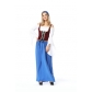 Bavarian national costume German beer festival long beer sister waitress clothing