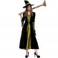 2018 new Halloween witch costume adult role playing halloween green witch COS costume