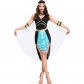 2018 new ancient Egyptian mythology goddess blue belt goddess evening party performance costume cosplay