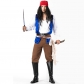 2018 new Pirate Costumes Halloween men's role-playing clothing real shot export cosplay male pirate costume