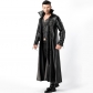 2018 new Halloween men's vampire cospaly leather cloak night DS clothing party opening stage costumes