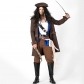 2018 new Halloween men's role-playing pirate costume adult game stage costume men's pirate uniform temptation