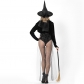 2018 new Halloween black classic short witch costume witch cosplay costume masquerade party