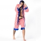 2018 new Halloween new boxing champion men's cosplay costume men's boxing suit suit striped stage costume