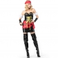 2018 new Halloween female pirate role playing tube top Pirate captain cosplay role playing stage costume