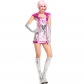2018 new star bar costumes singer stage performance clothing gilded bright color DS clothing collar dance costume Halloween space suit