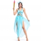 2018 new party party costume lake blue hollow free goddess cosplay stage performance costume