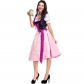 2018 new German beer carnival purple pink beer costume party party carnival cosplay