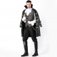 2018 new Halloween men's pirate role-playing suit Cloak with cloak suit Adult game clothing Stage suit