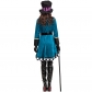 2018 new Halloween Alice Mad Hat Adult Women Magician Performance Costume Nightclub Animal Trainer Stage Costume
