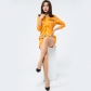 Halloween party costumes yellow prisoner costumes stage costumes exported to Japan