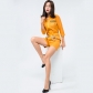 Halloween party costumes yellow prisoner costumes stage costumes exported to Japan