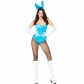 New blue tube top rabbit girl Siamese clothing Two-color black sexy night club bar DS fun rabbit